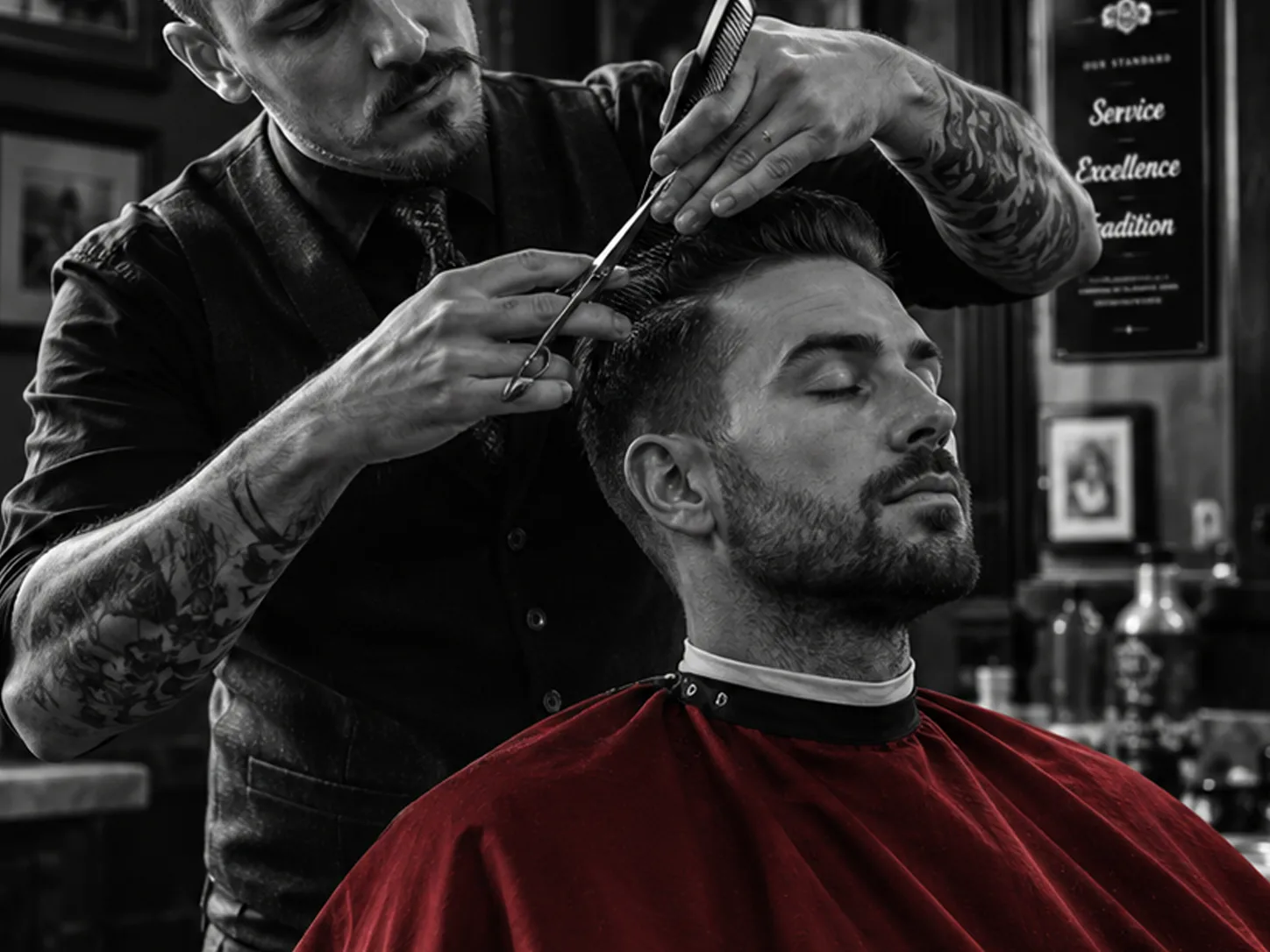 Herrenhaarschnitt bei Schimarik Friseur in Wien — Präzision und Handwerk